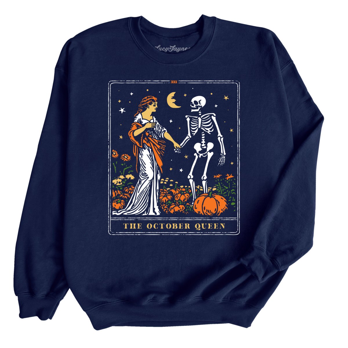 The October Queen Tarot Card Sweatshirt