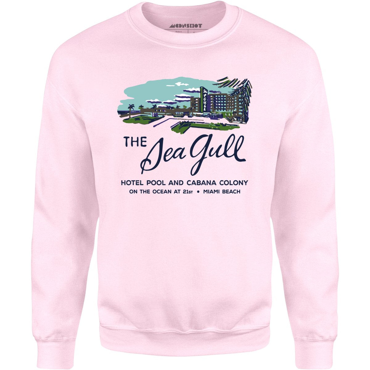 The Sea Gull - Miami, FL - Vintage Hotel - Unisex Sweatshirt