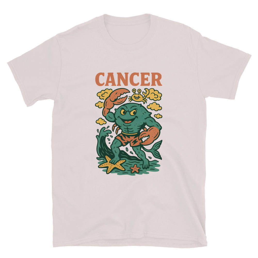 Cancer Zodiac Sign (Vintage Comic Style) T-Shirt