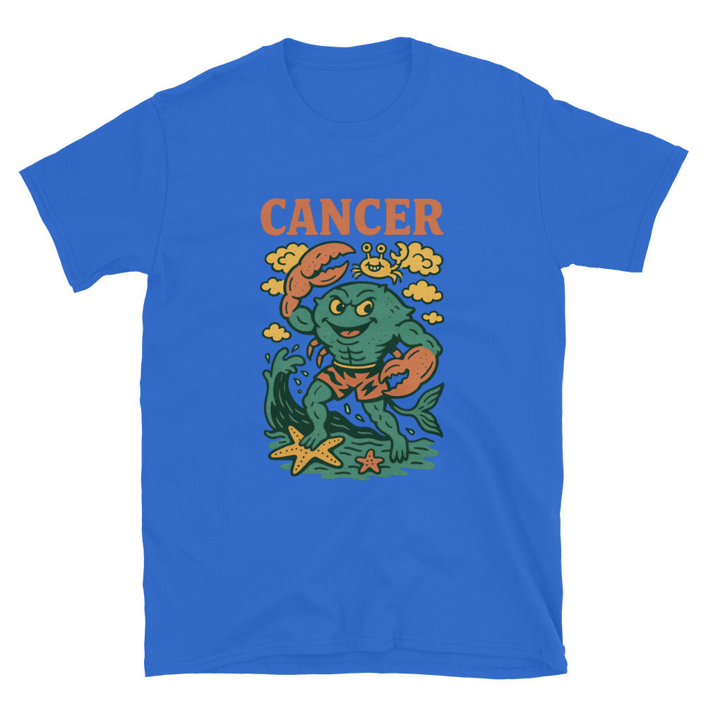 Cancer Zodiac Sign (Vintage Comic Style) T-Shirt