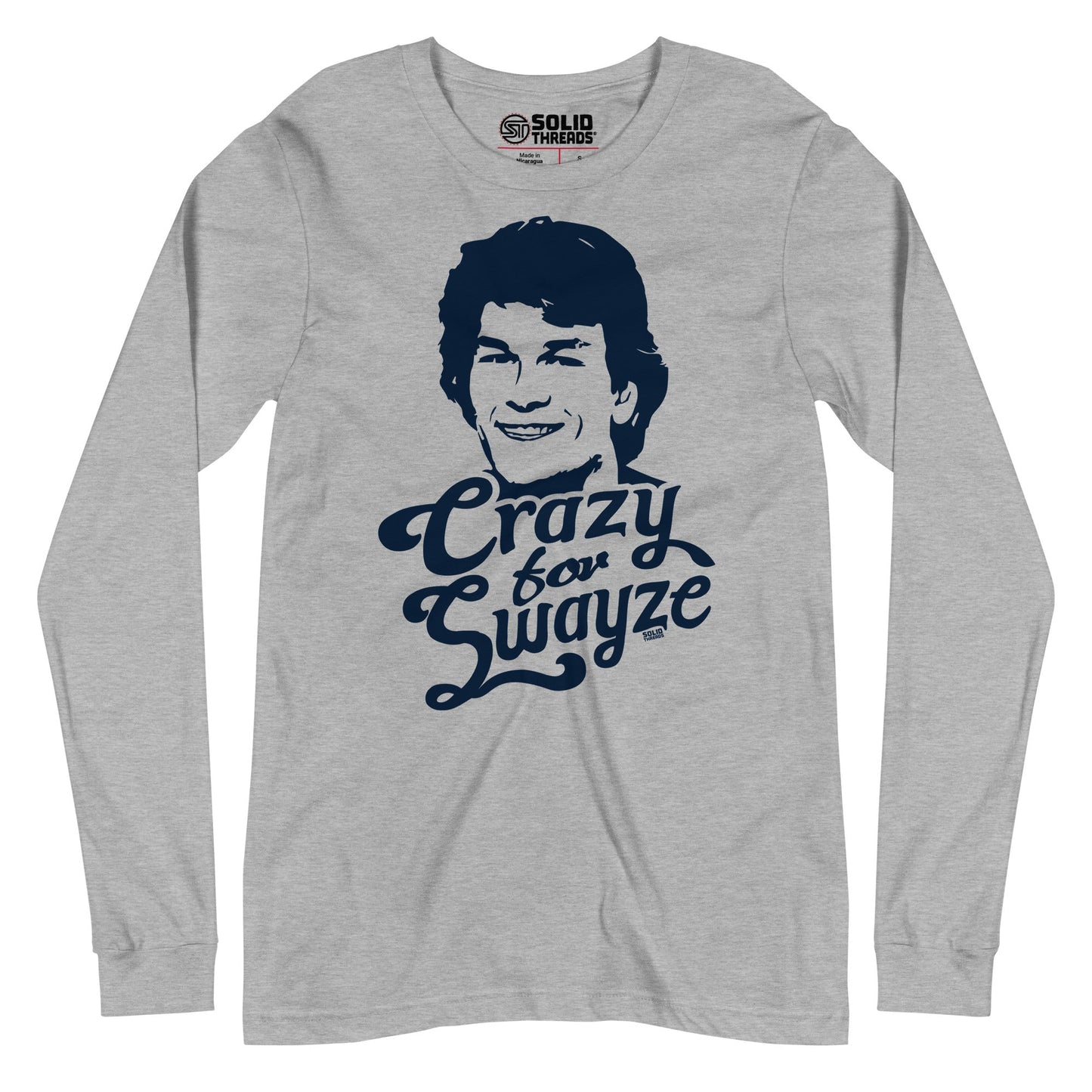 Unisex Crazy For Swayze Long Sleeve T-shirt | Supports World Health