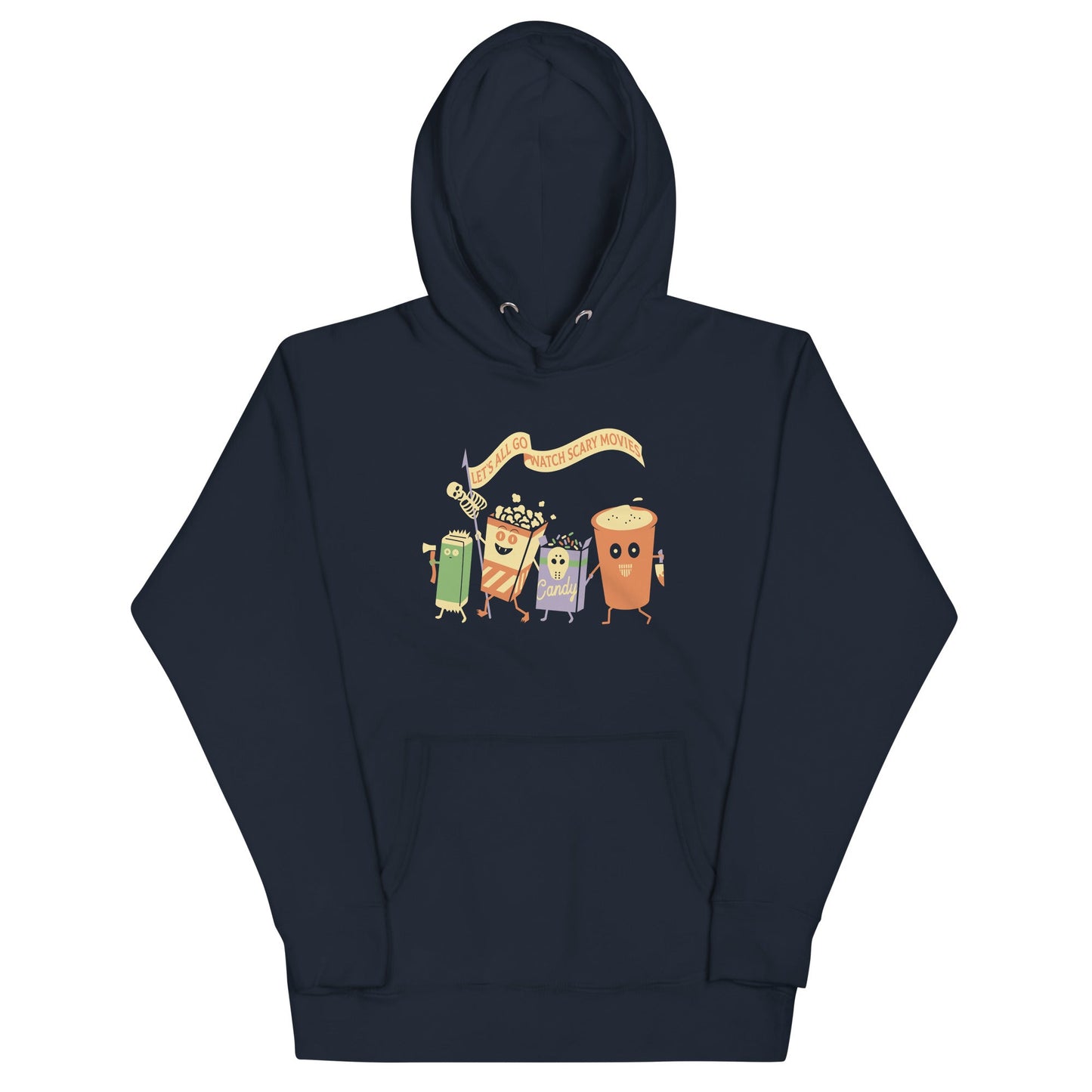 Let's All Go Watch Scary Movies Unisex Hoodie