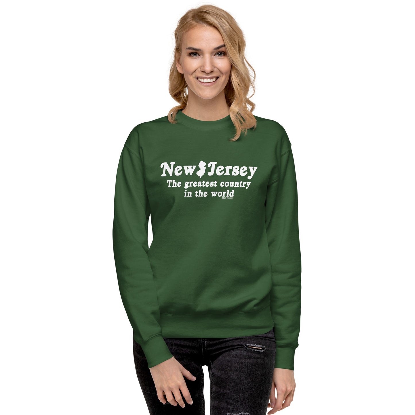 Unisex New Jersey The Greatest Country In The World Classic Fleece Sweatshirt