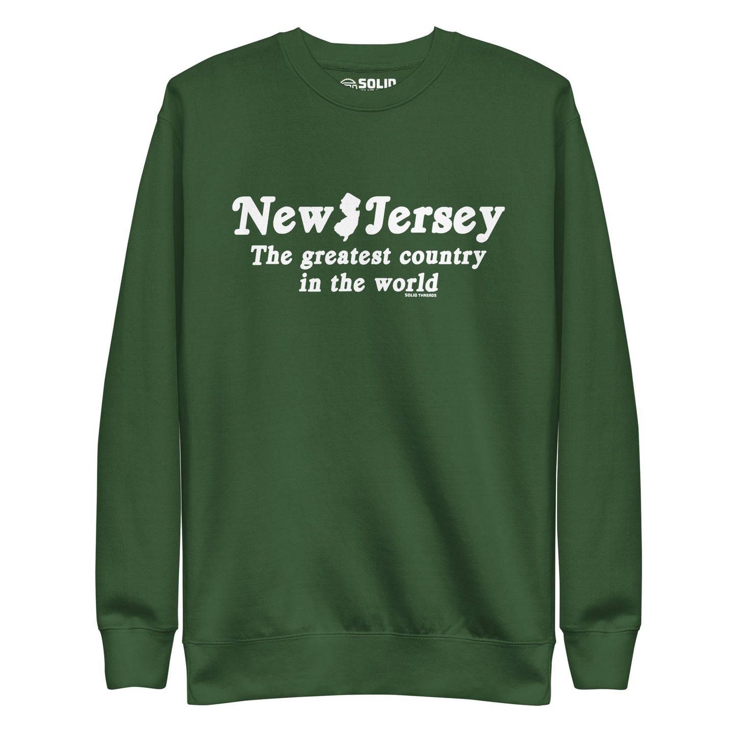 Unisex New Jersey The Greatest Country In The World Classic Fleece Sweatshirt