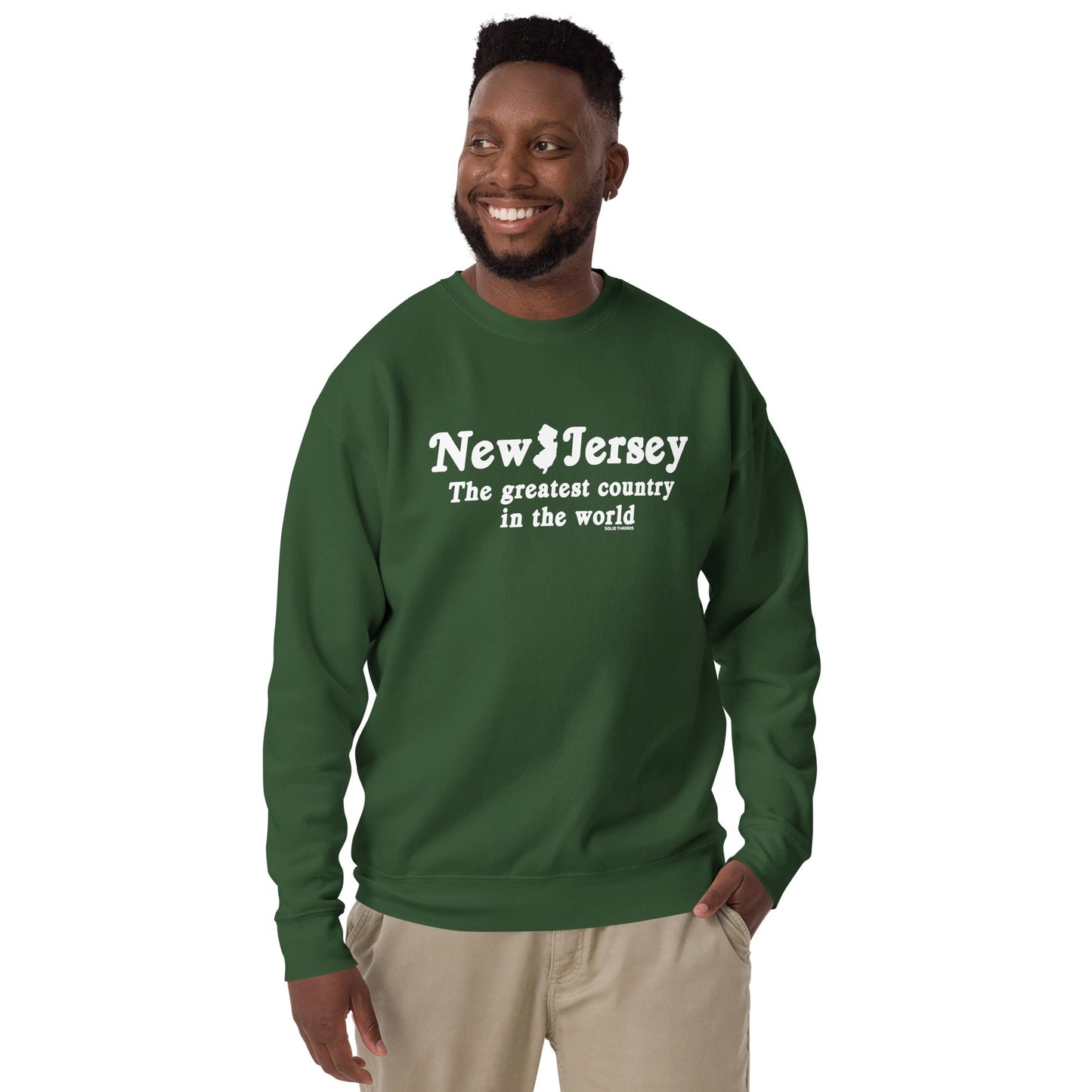 Unisex New Jersey The Greatest Country In The World Classic Fleece Sweatshirt