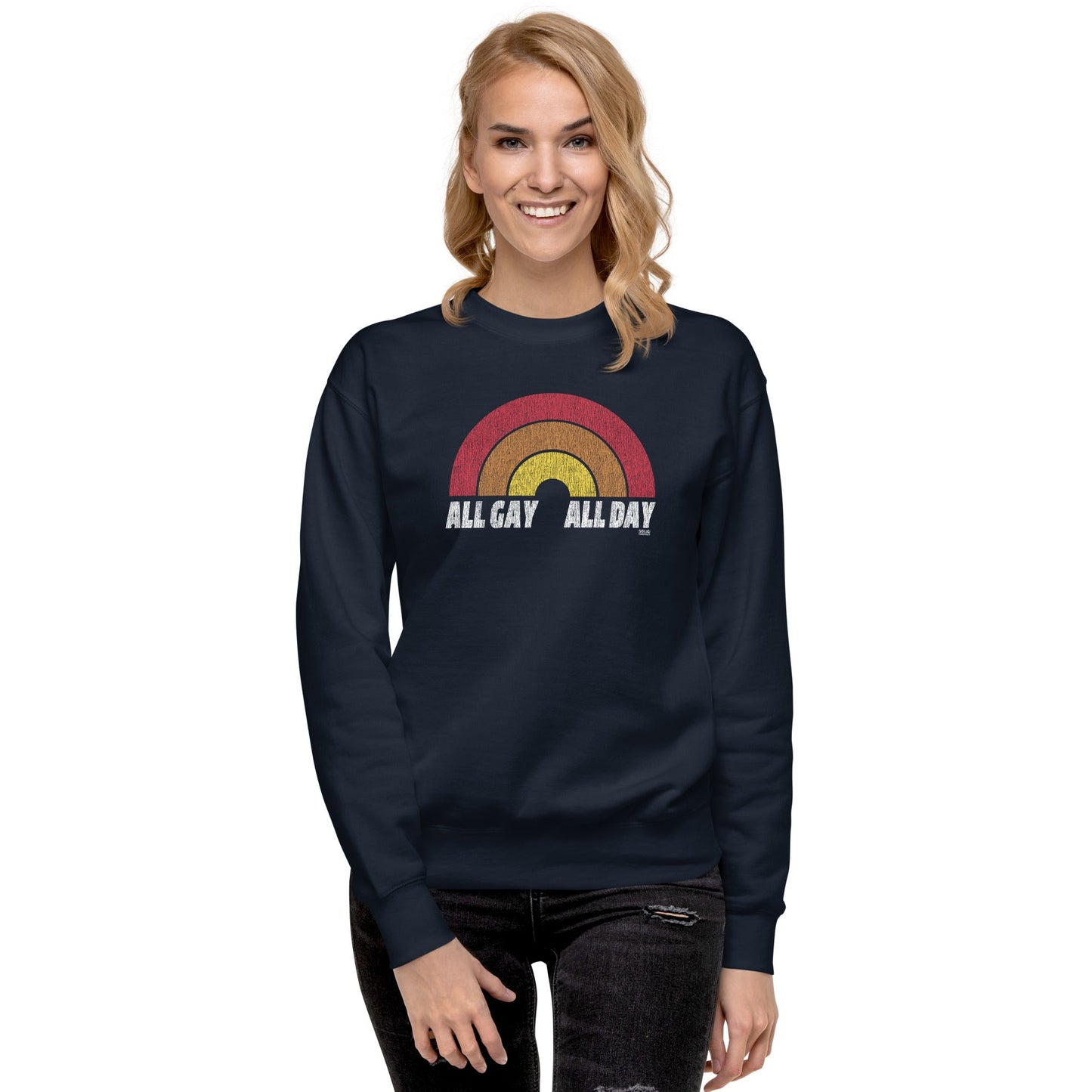 Unisex All Gay All Day Classic Fleece Sweatshirt