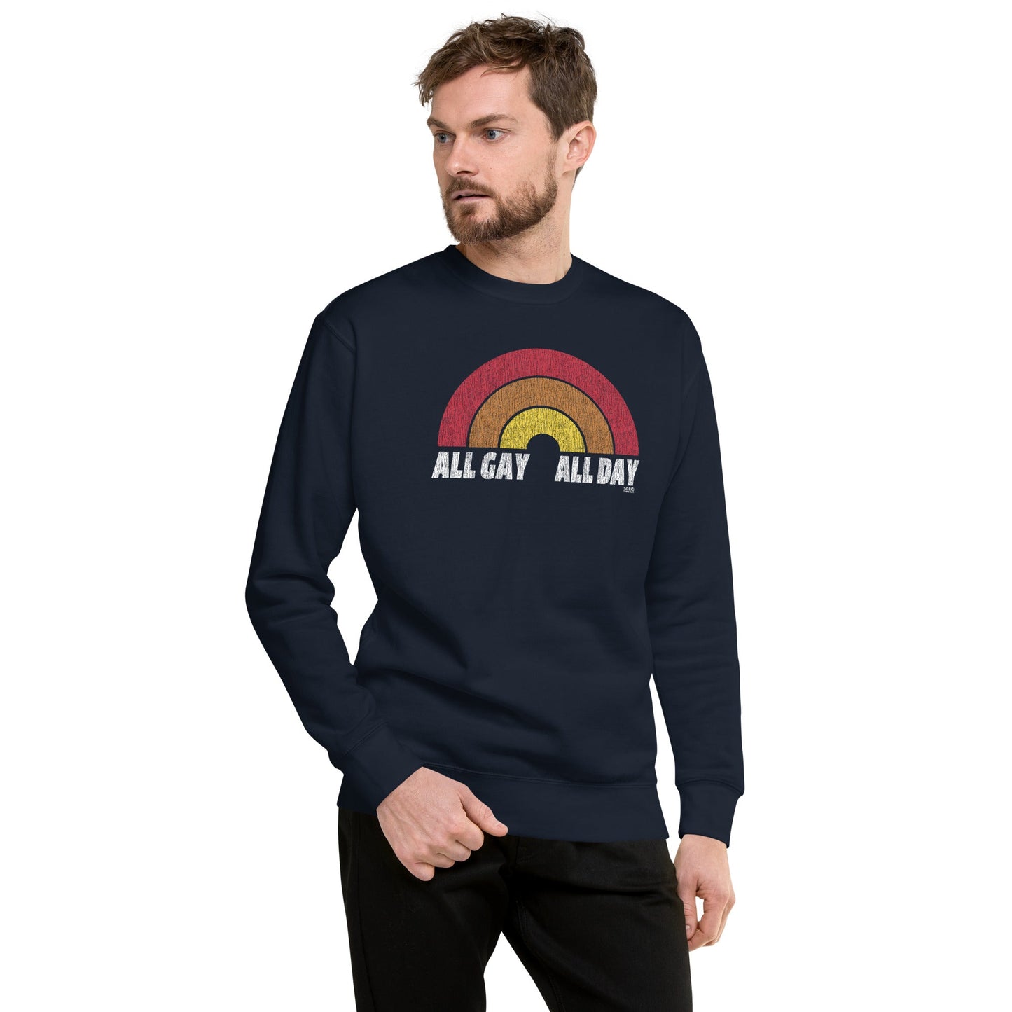 Unisex All Gay All Day Classic Fleece Sweatshirt
