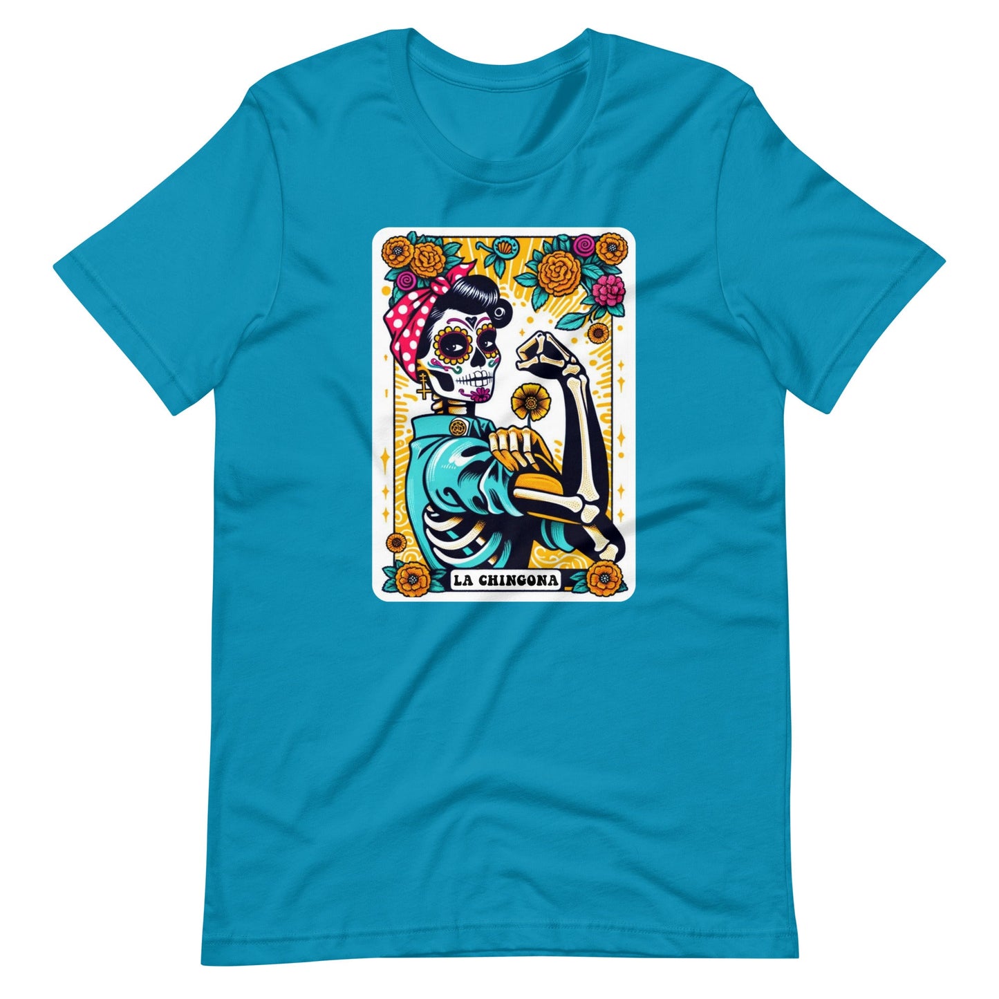 La Chingona Loteria Card Unisex t-shirt Style001