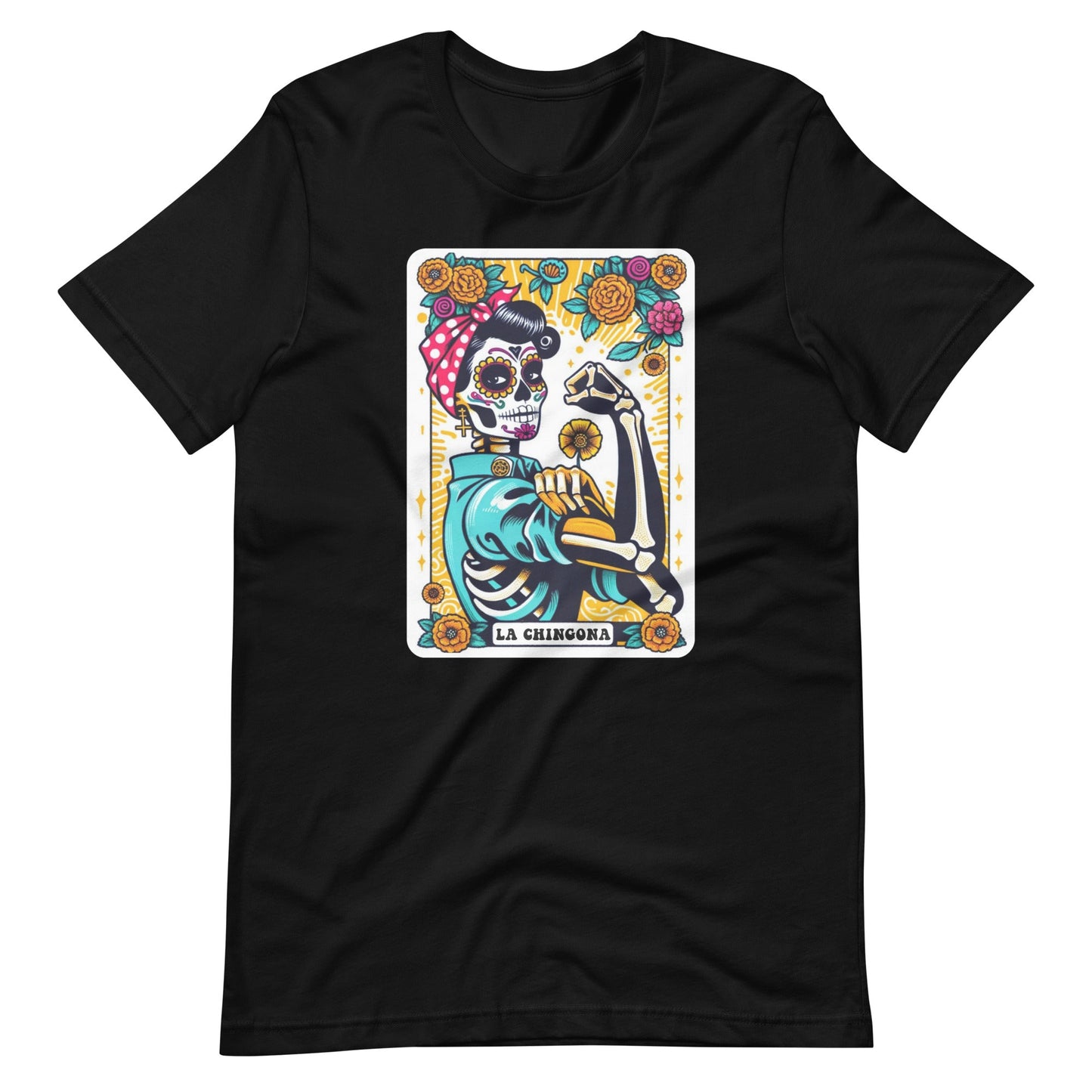 La Chingona Loteria Card Unisex t-shirt Style001
