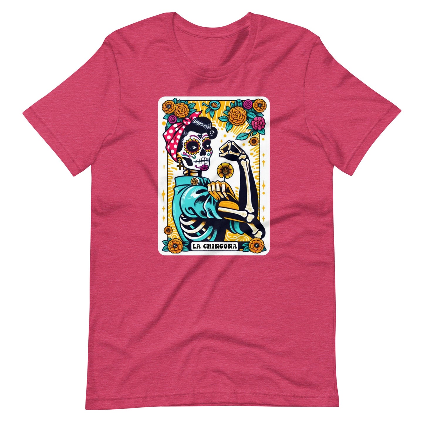 La Chingona Loteria Card Unisex t-shirt Style001