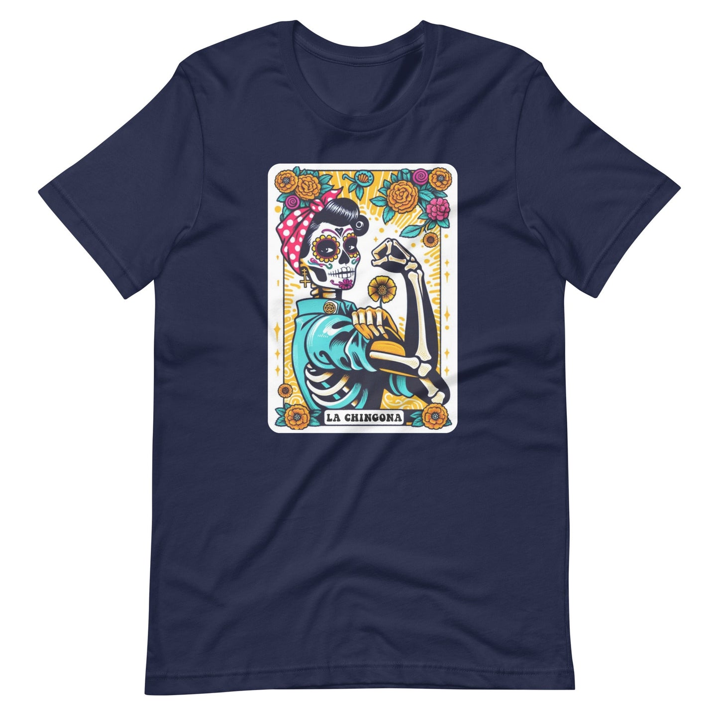 La Chingona Loteria Card Unisex t-shirt Style001