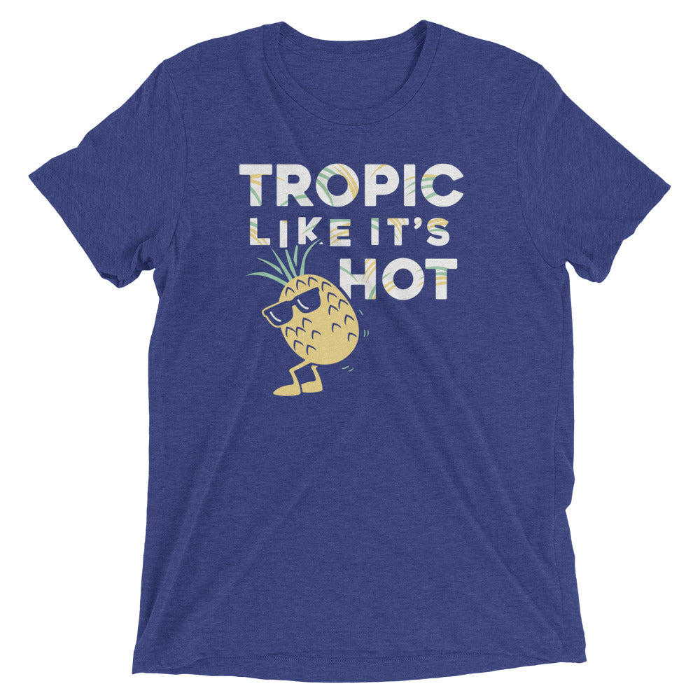 Tropic Like It's Hot Men's Tri-Blend Tee