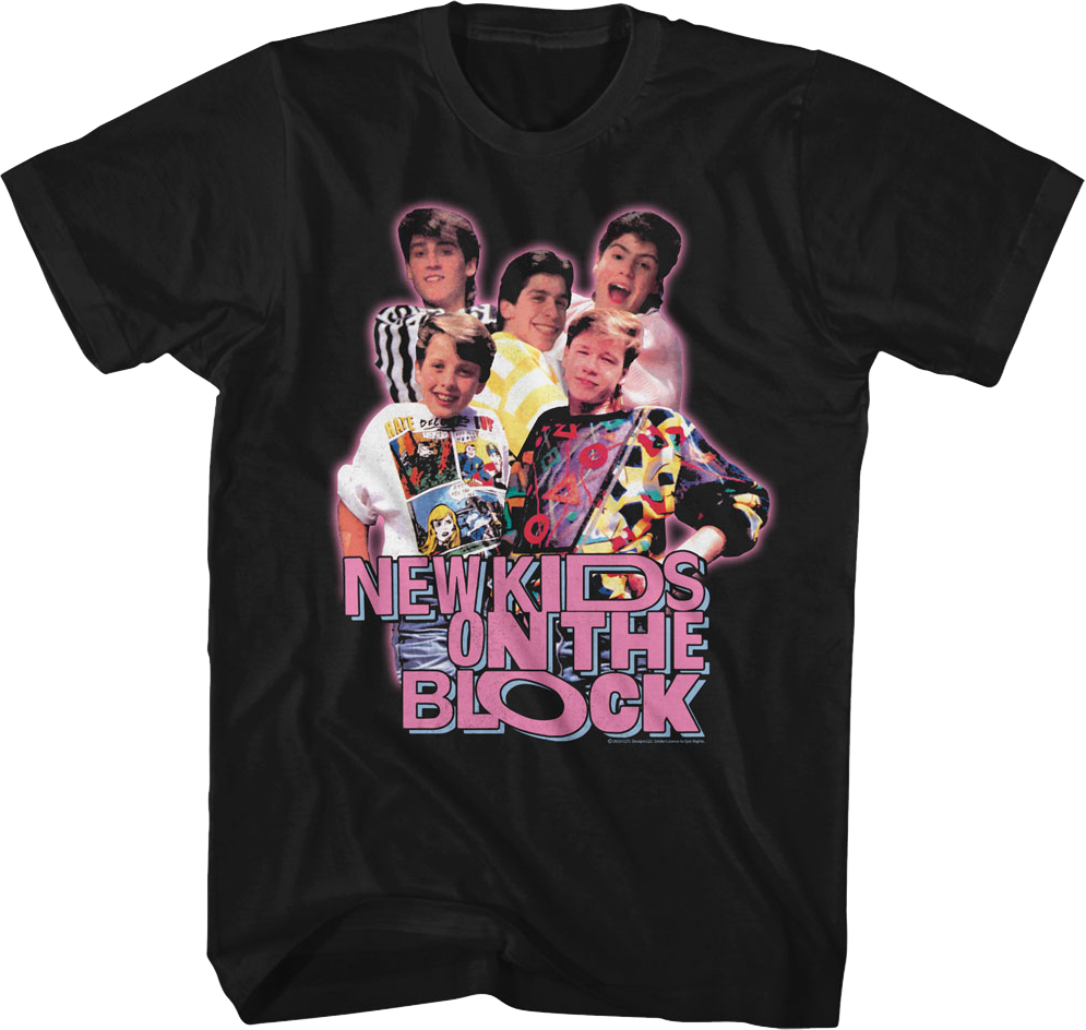 Vintage Group Photo New Kids On The Block T-Shirt