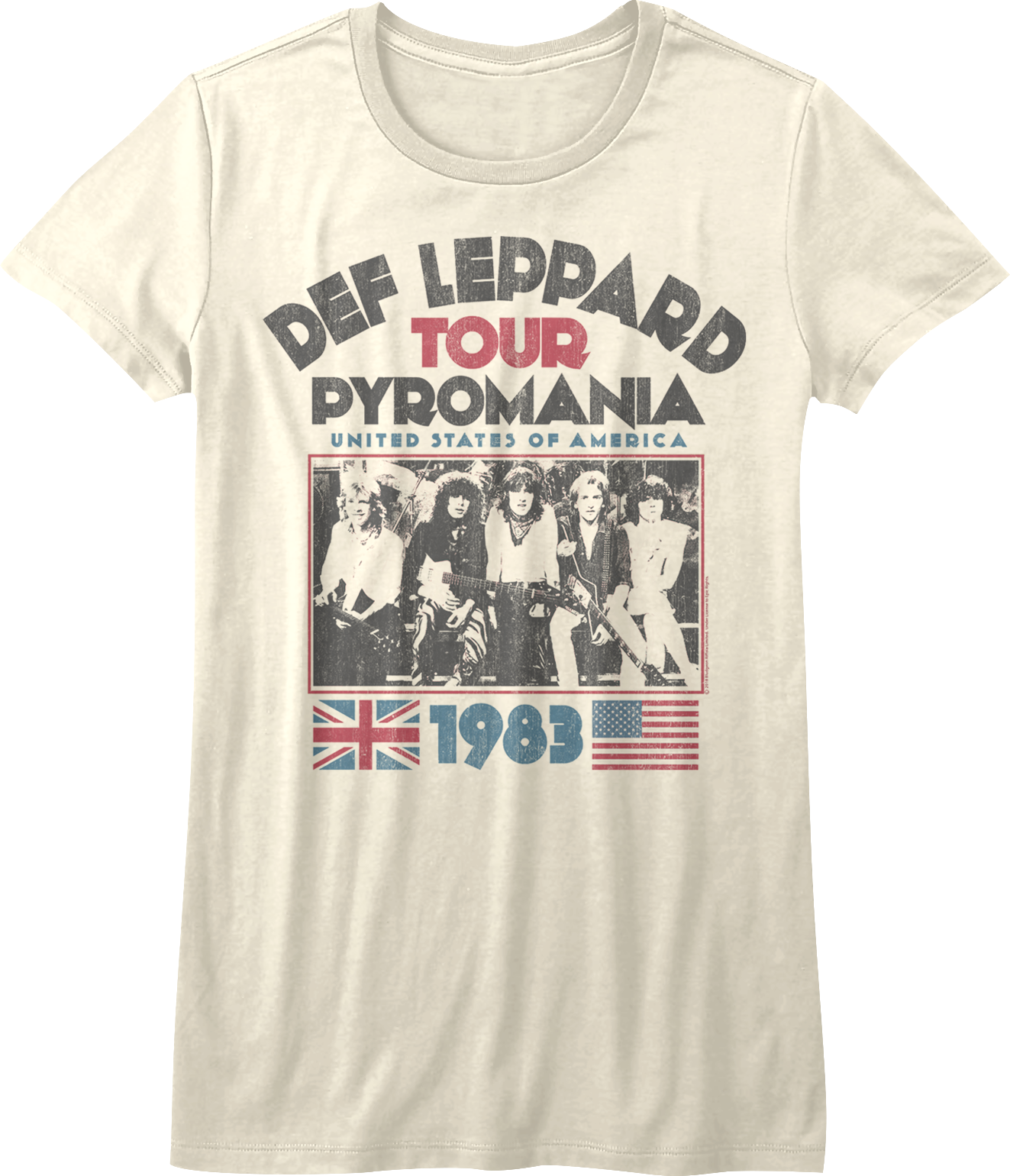 Womens 1983 Tour Def Leppard Shirt