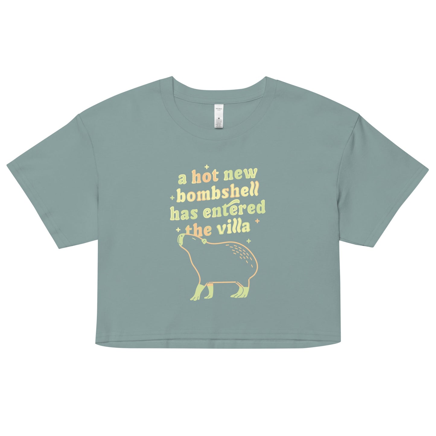A Hot New Bombshell Has Entered The Villa Women's Crop Tee