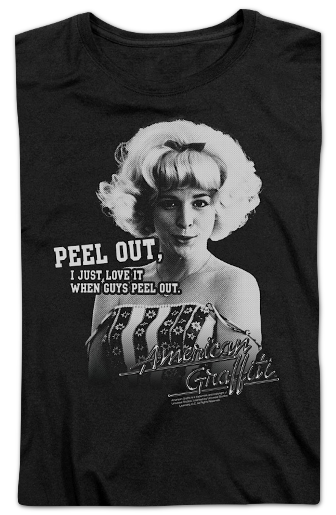 Womens Peel Out American Graffiti Shirt