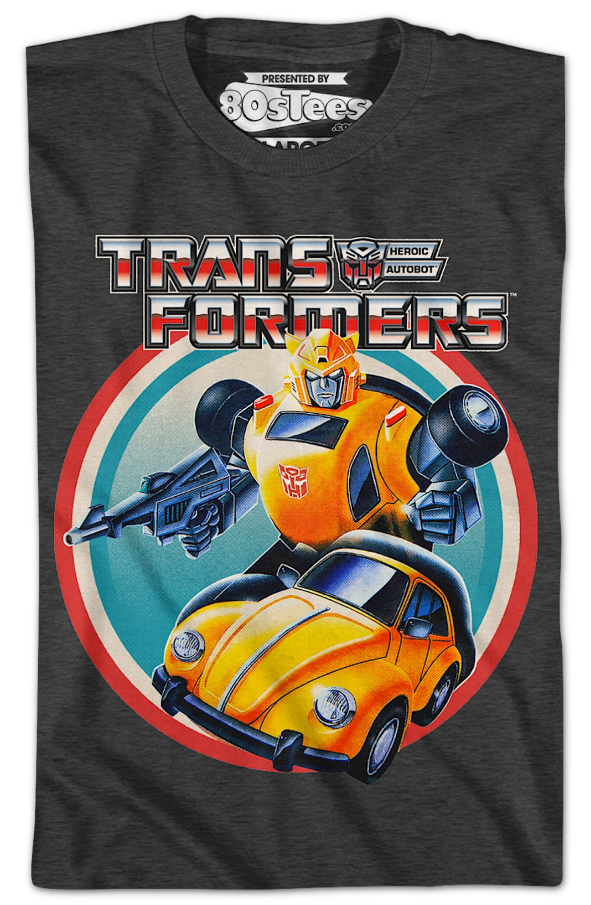 Youth Bumblebee Vintage Circle Transformers Shirt