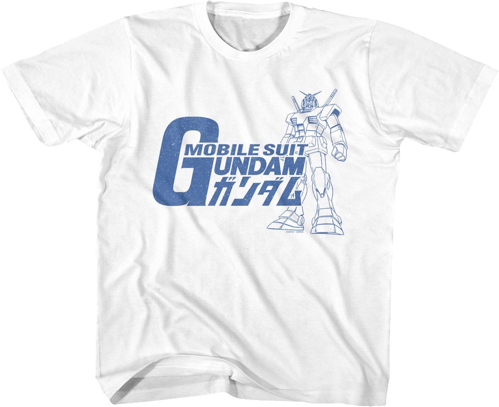 Youth Vintage RX-78-2 Sketch Gundam Shirt