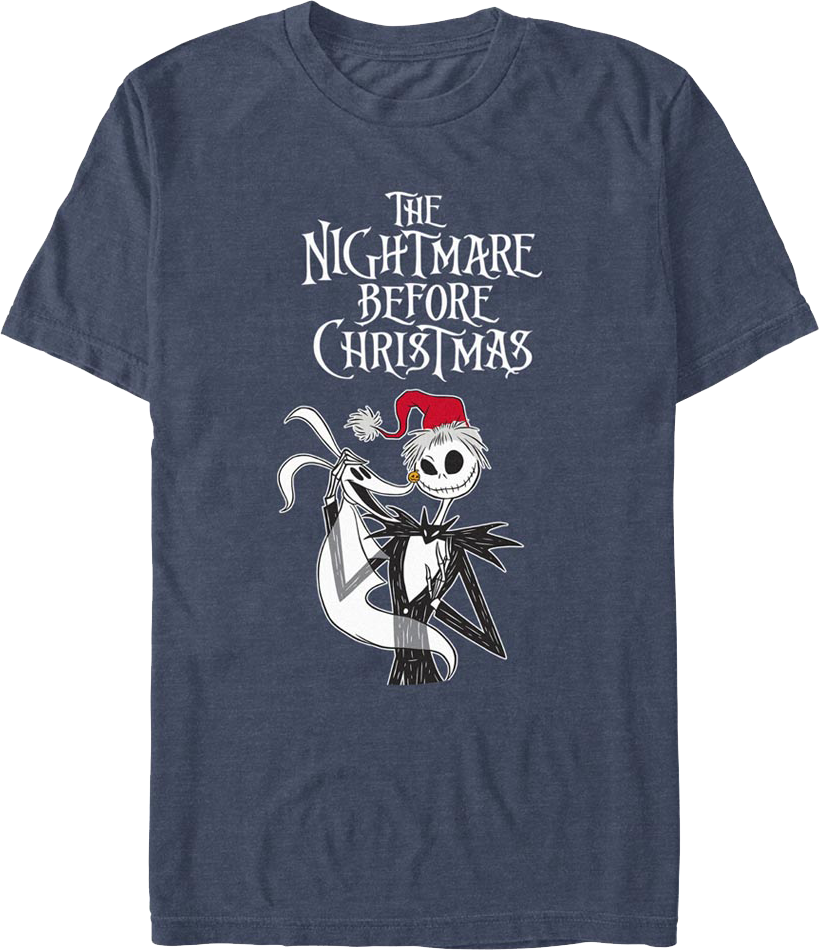 Zero & Jack Skellington Photo Nightmare Before Christmas T-Shirt