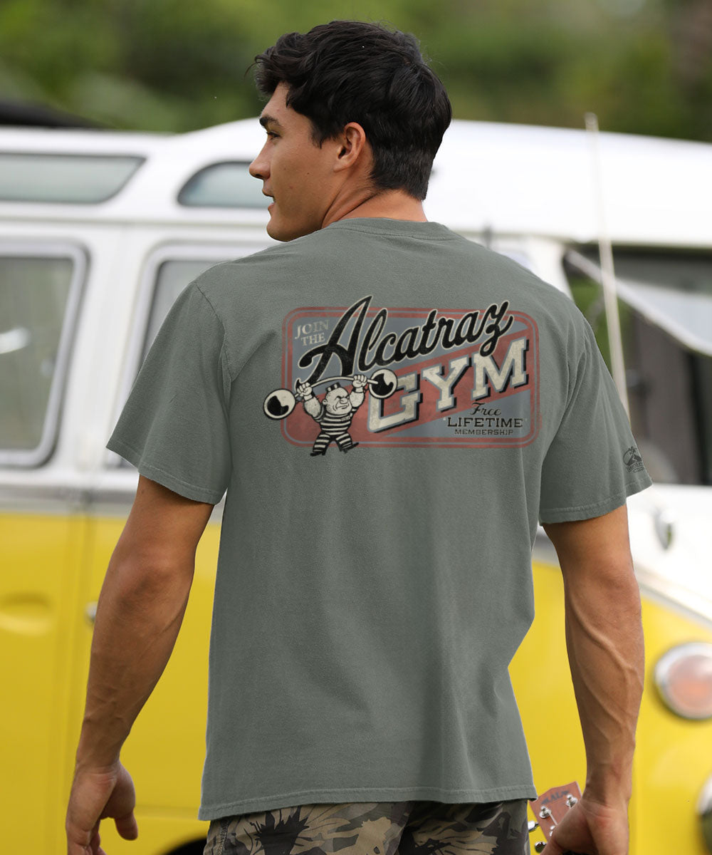Alcatraz Gym - Crater DyedÂ® Short Sleeve Crewneck T-Shirt