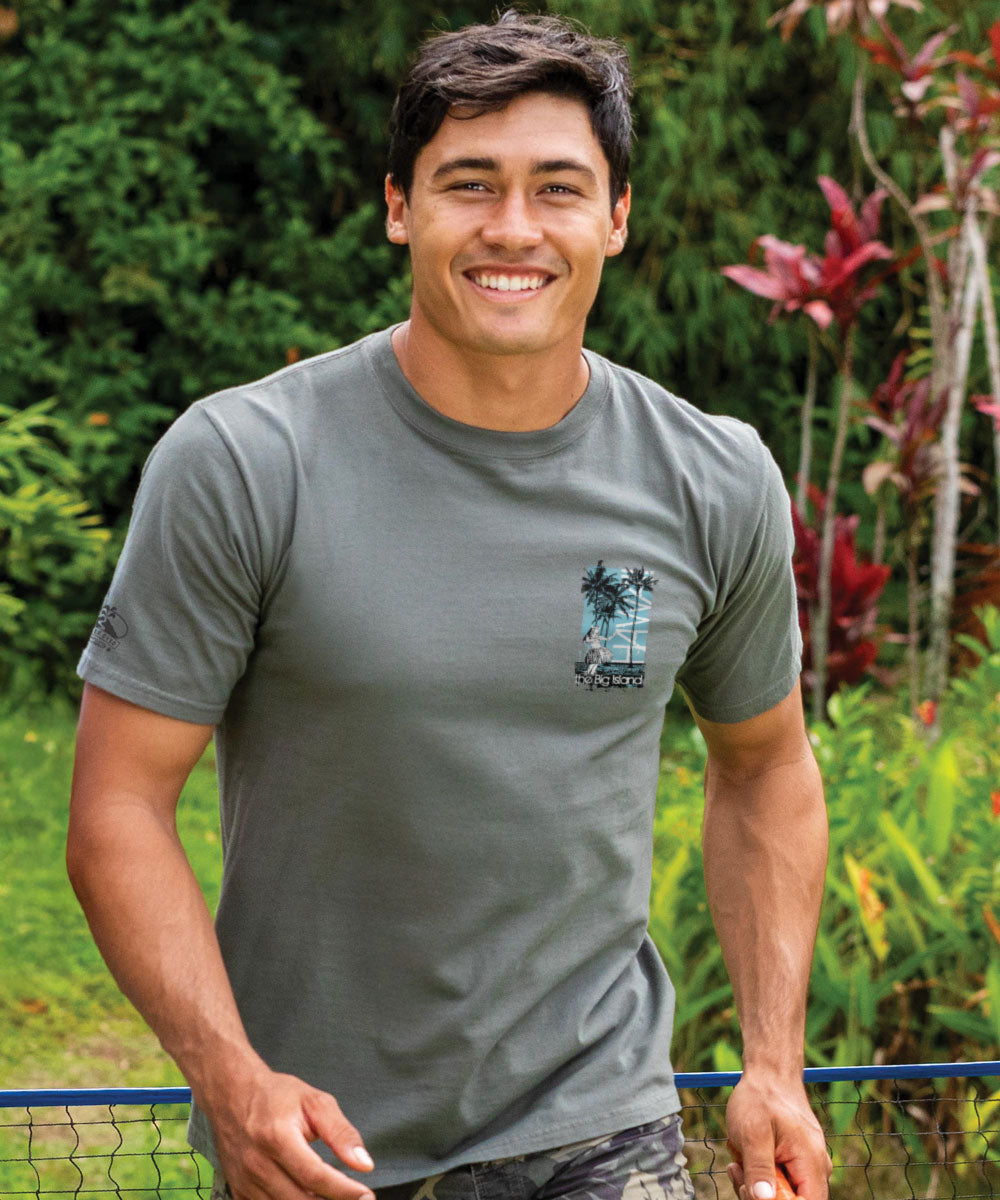 Big Island Collage - Crater DyedÂ® Short Sleeve Crewneck T-Shirt