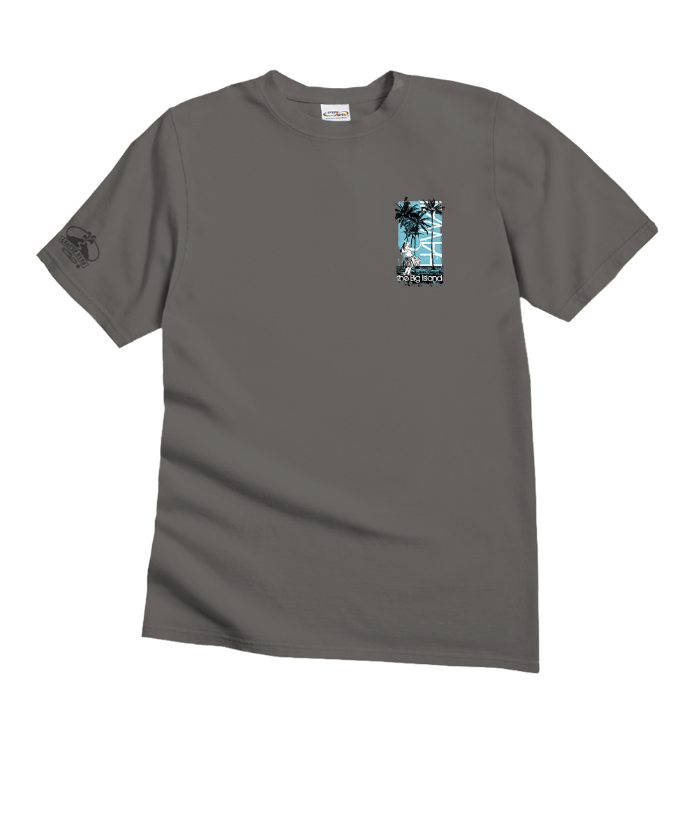 Big Island Collage - Crater DyedÂ® Short Sleeve Crewneck T-Shirt