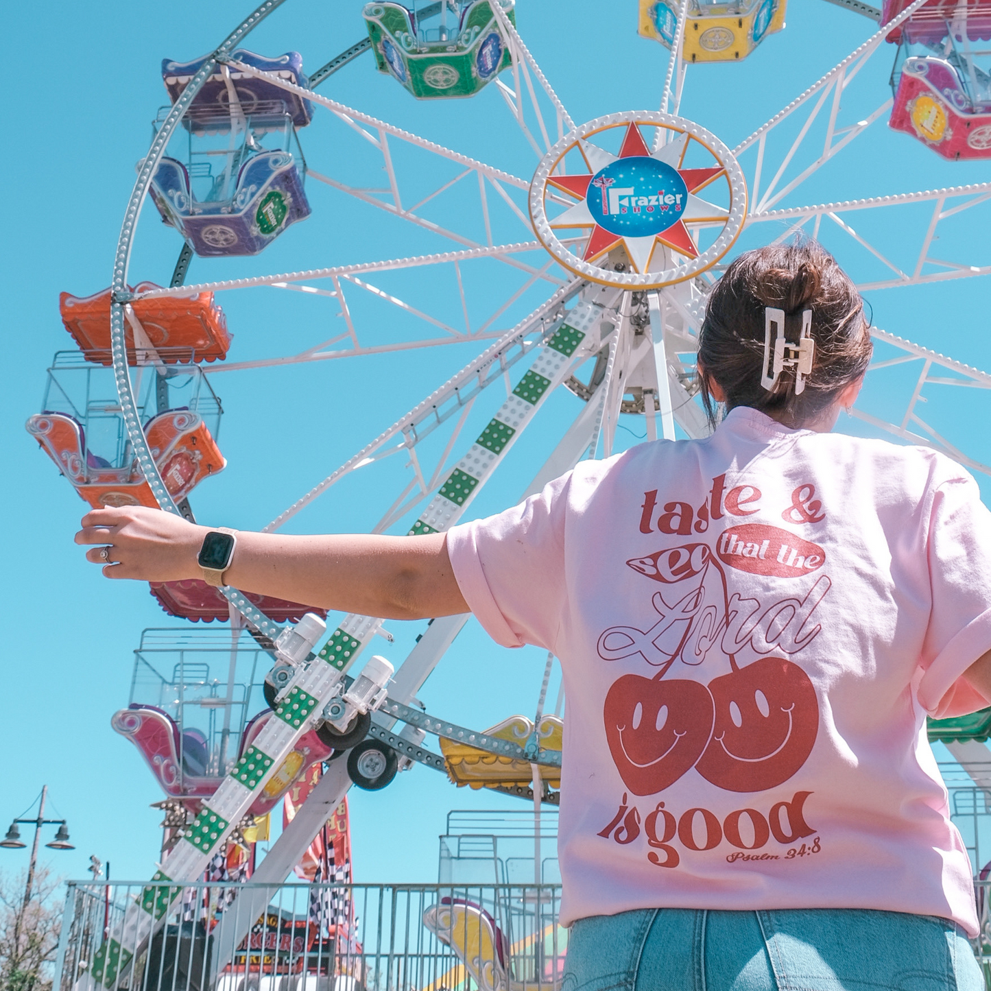 Taste and See Tee - Bubble Gum