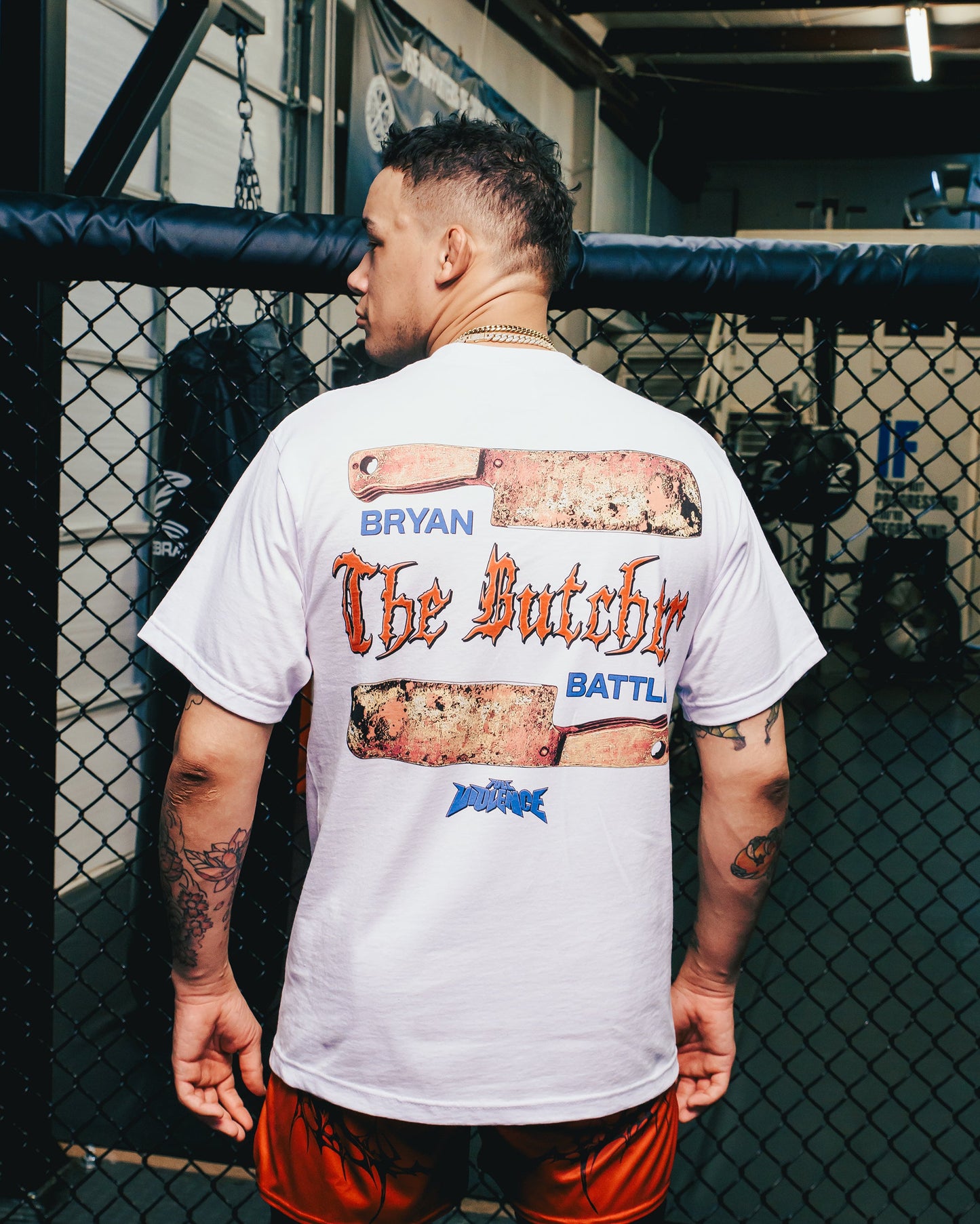 The Butcher "Classic" Tee in Whte