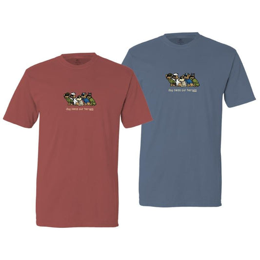 Dog Bless Our Heroes - Classic Tee