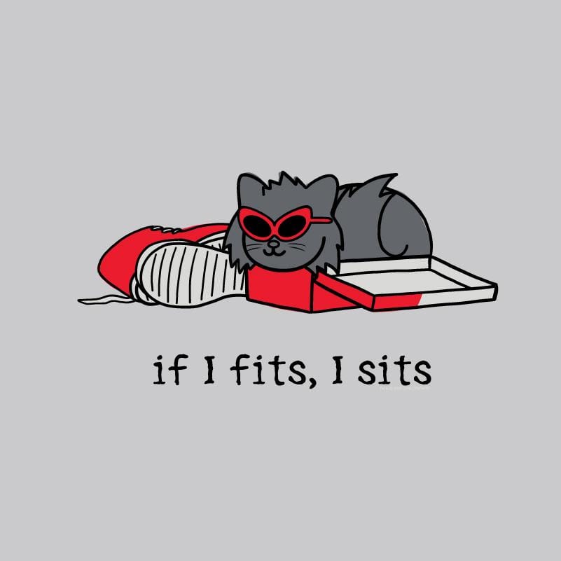 If I Fits, I Sits - Tilly - Lightweight Tee
