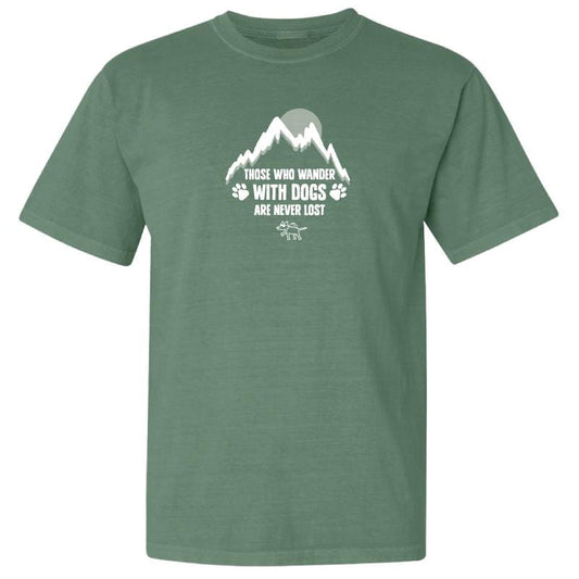 Those who wander with dogs are never lost - Classic Tee
