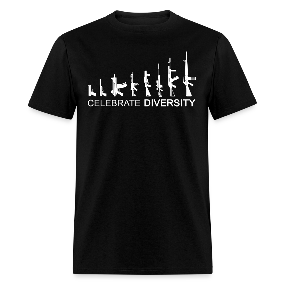 Funny Gun Celebrate Diversity T Shirt