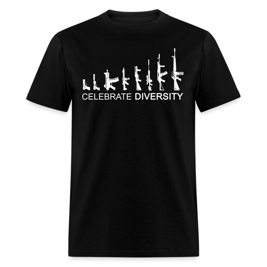 Funny Gun Celebrate Diversity T Shirt