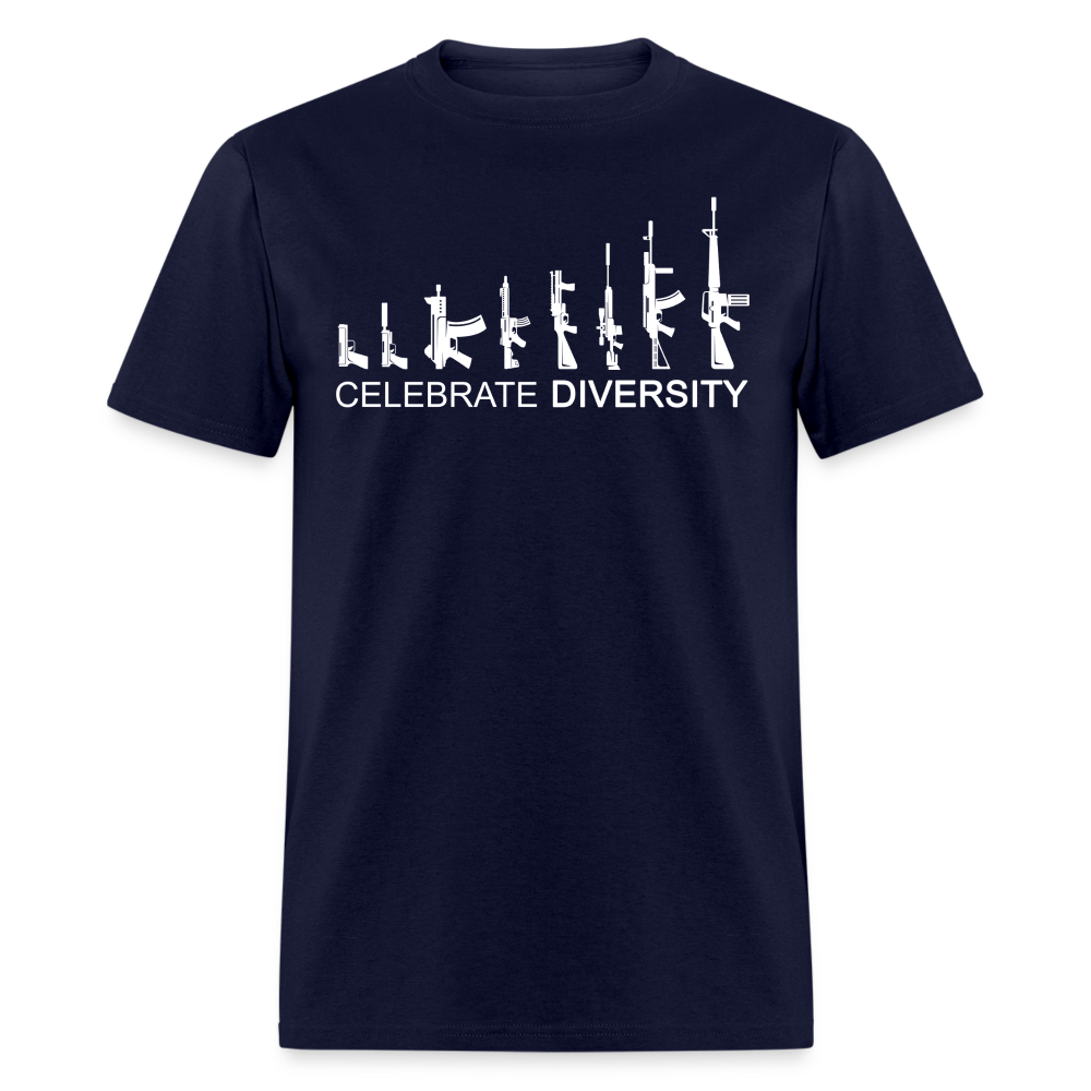 Funny Gun Celebrate Diversity T Shirt