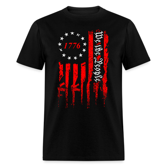 We The People Gun American Flag 1776 T Shirt