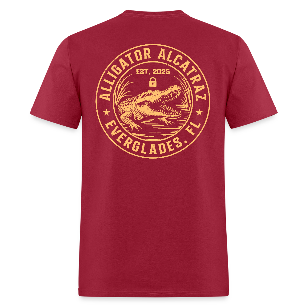 Alligator Alcatraz Everglades FL Est. 2025 Double-Sided Print T Shirt