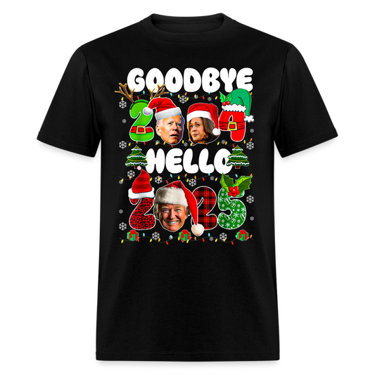 Funny Goodbye 2024 Hello 2025 T Shirt