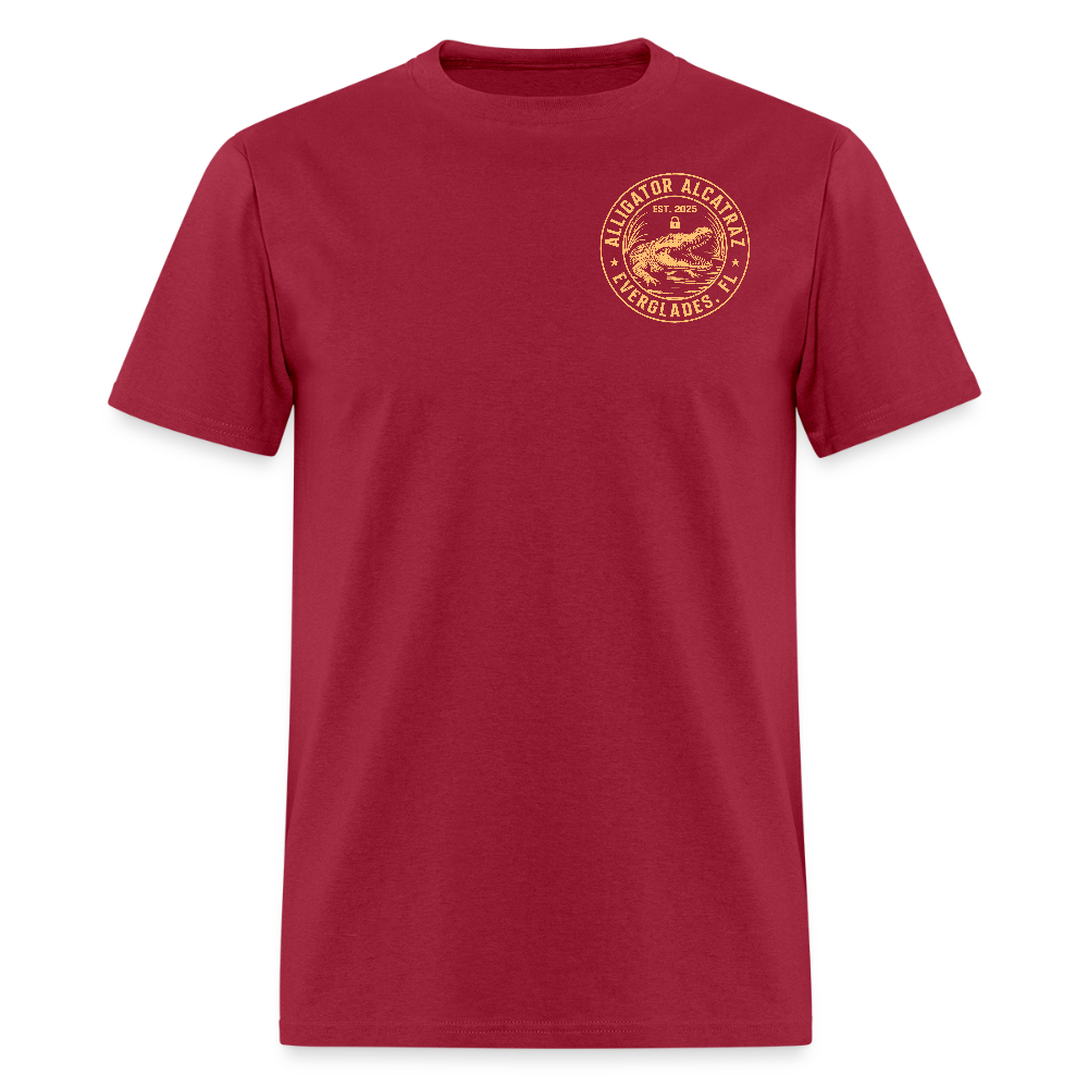 Alligator Alcatraz Everglades FL Est. 2025 Double-Sided Print T Shirt