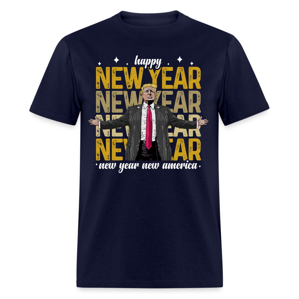 Happy New Year 2025 New Year New America T Shirt - 2