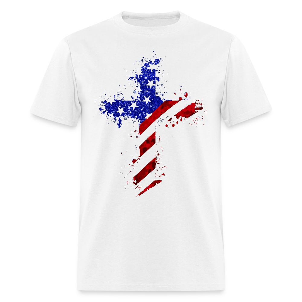 American Flag Cross T Shirt