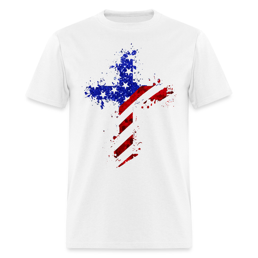 American Flag Cross T Shirt