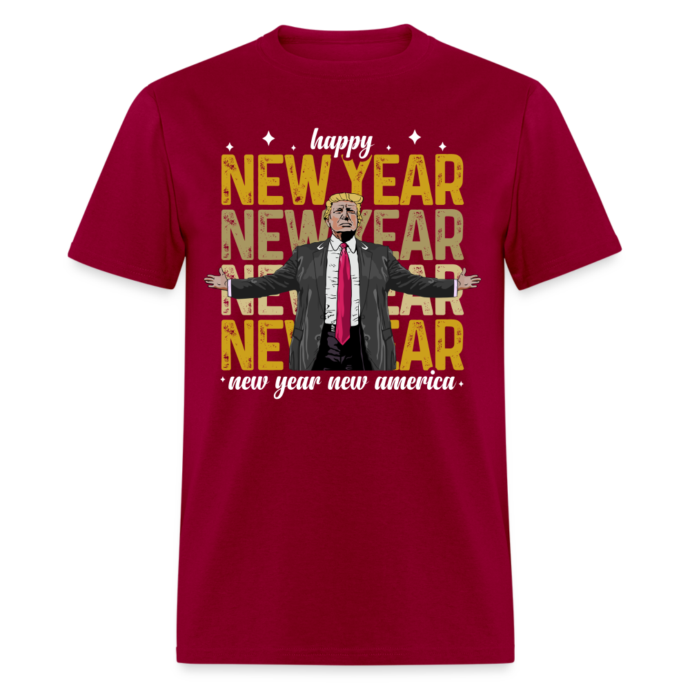 Happy New Year 2025 New Year New America T Shirt - 2