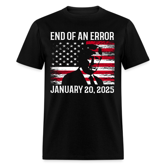 End Of An Error Inauguration 2025 American Flag T Shirt