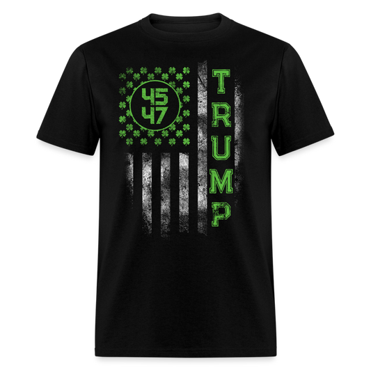 American Flag Trump 45 47 St Patrick's Day T Shirt