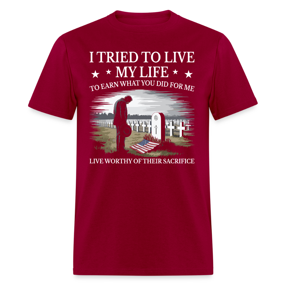I Tried to Live My Life Memorial Day 2025 T Shirt