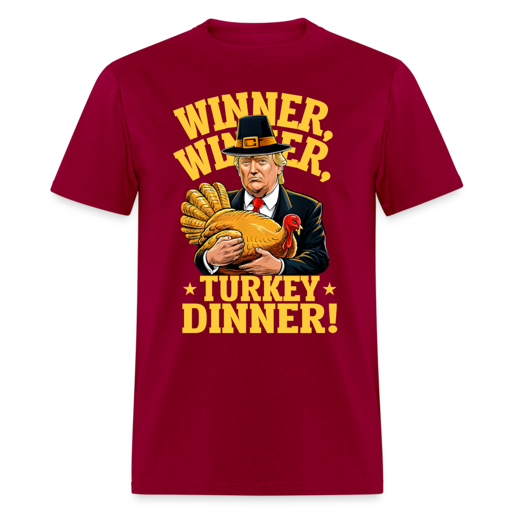 Funny Trump Winner Turkey Dinner Thanksgiving T Shirt