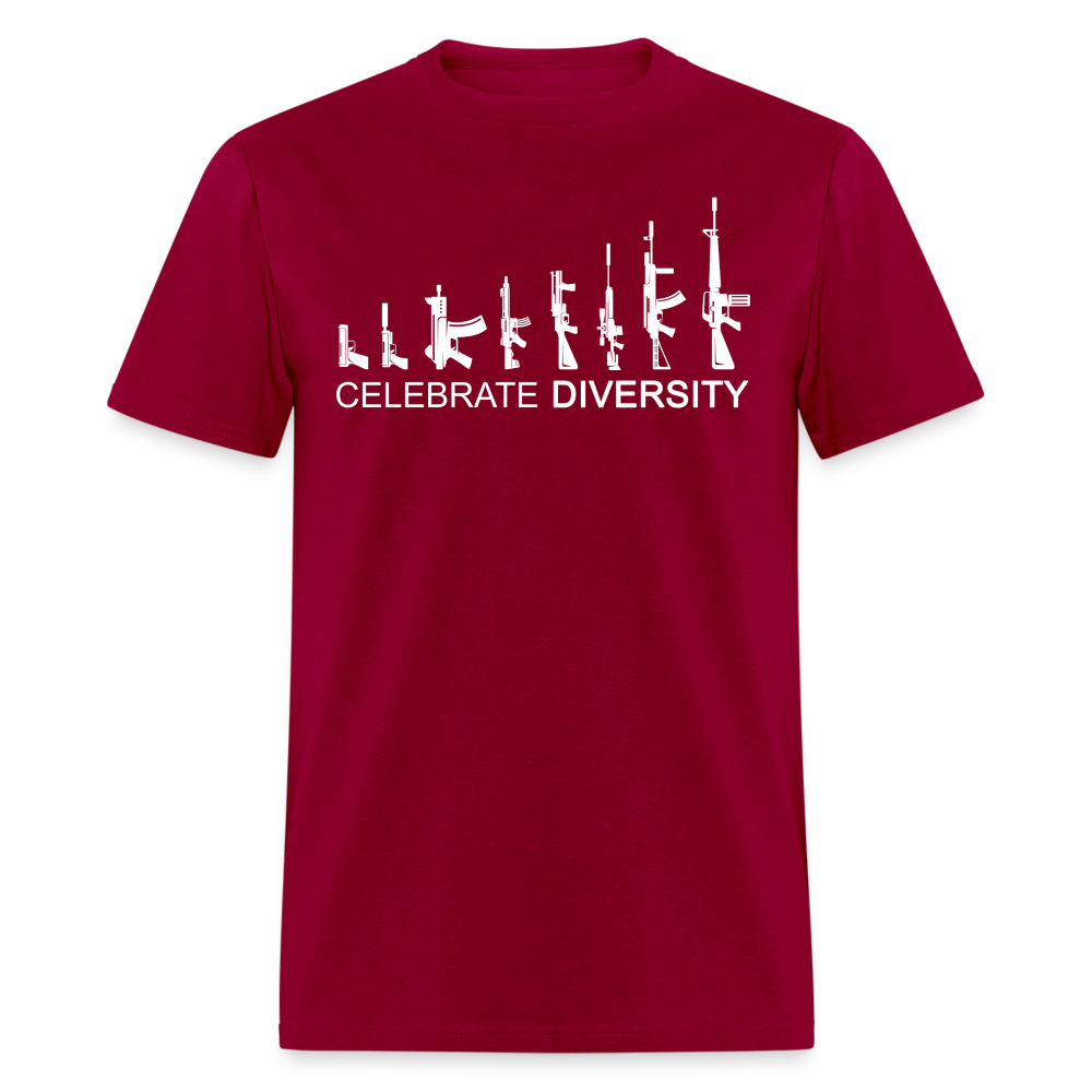 Funny Gun Celebrate Diversity T Shirt