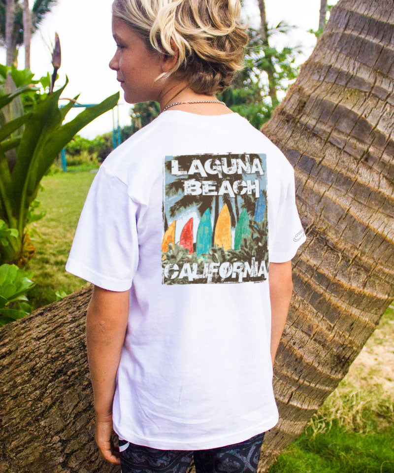 Vintage Boards - White Short Sleeve Crewneck T-Shirt