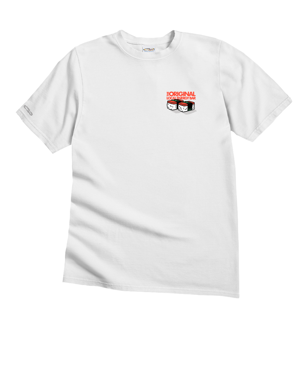 Local Power - White Short Sleeve Crewneck T-Shirt Style001