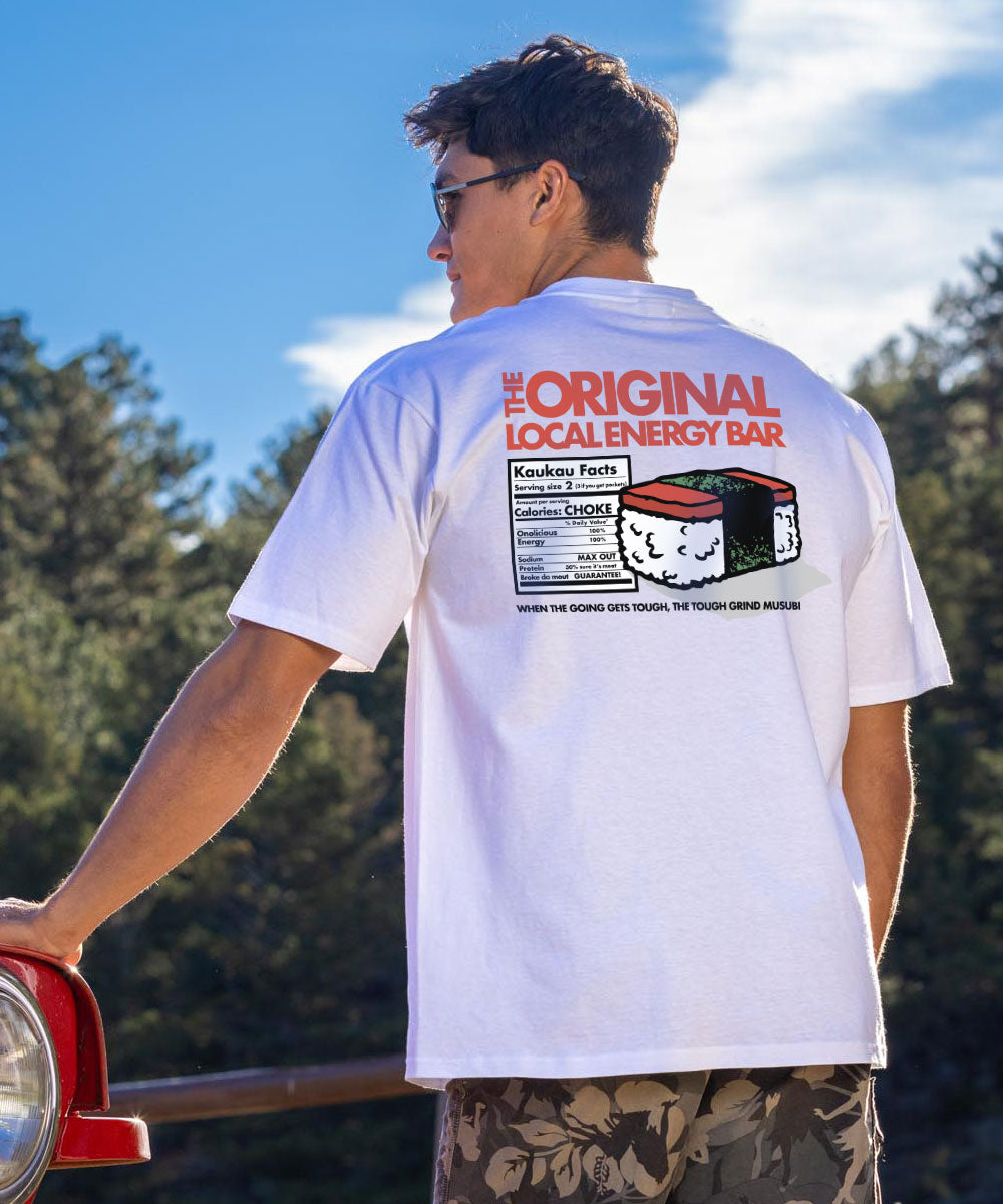 Local Power - White Short Sleeve Crewneck T-Shirt Style001
